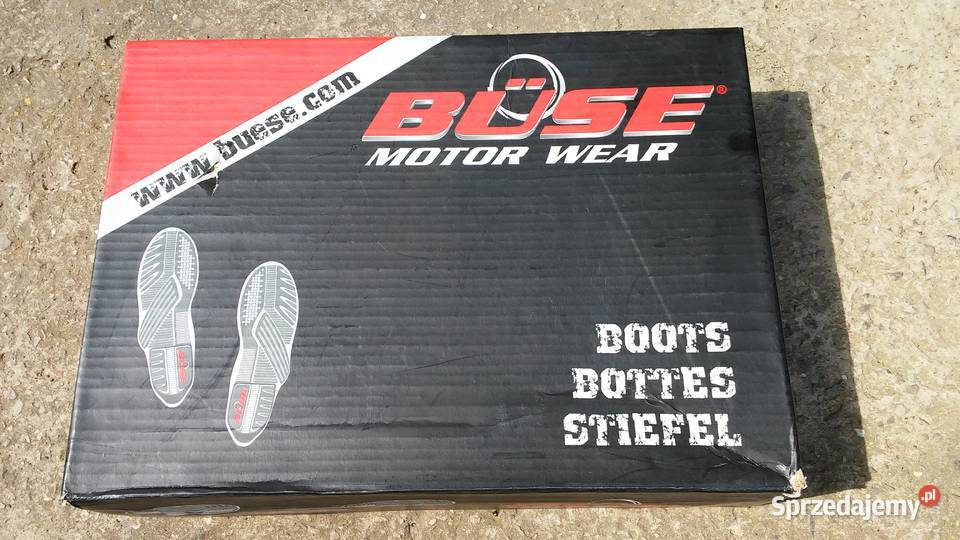 Buty motocyklowe Buse Toursport 43 czarne świętokrzyskie Skarżysko-Kamienna