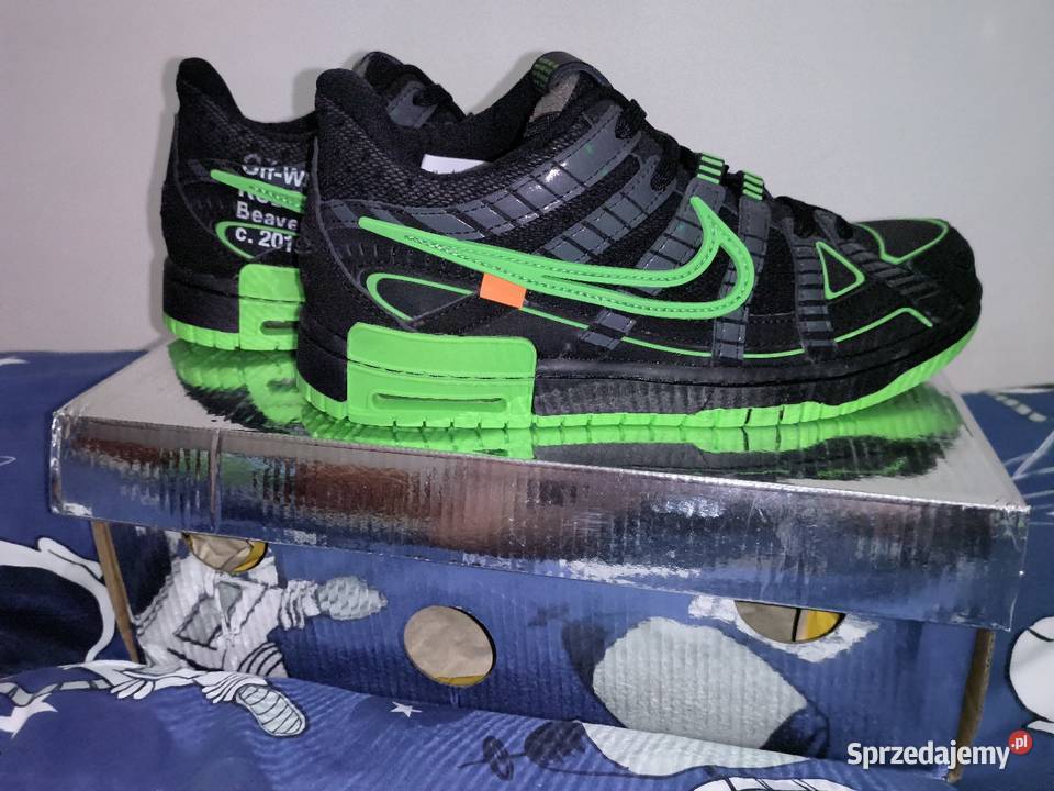 Nike X OffWhite Air Rubber Dunk Green Strike czarny Lublin sprzedam