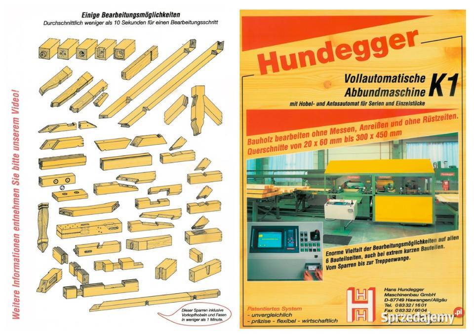 Hundegger K1 CNC więźba dachowa Żerków
