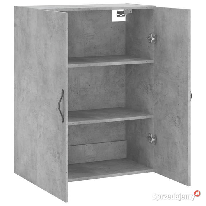 Szafka wisząca szarość betonu 695x34x90 WM834982 Warszawa