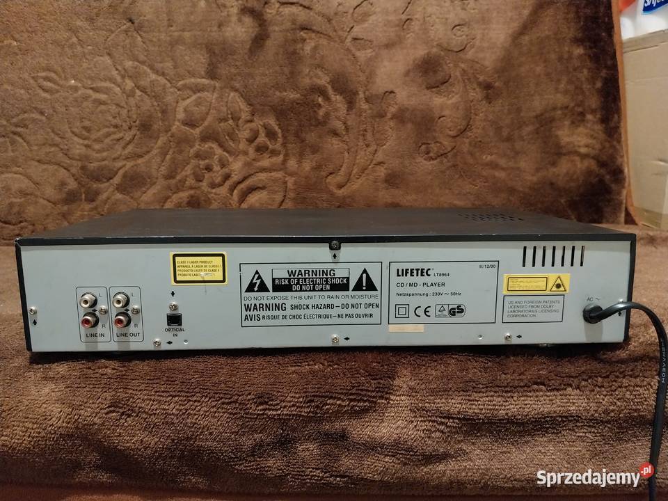 Odtwarzacz CD Mini Disc Lifetec LT8964 lubelskie Lubartów