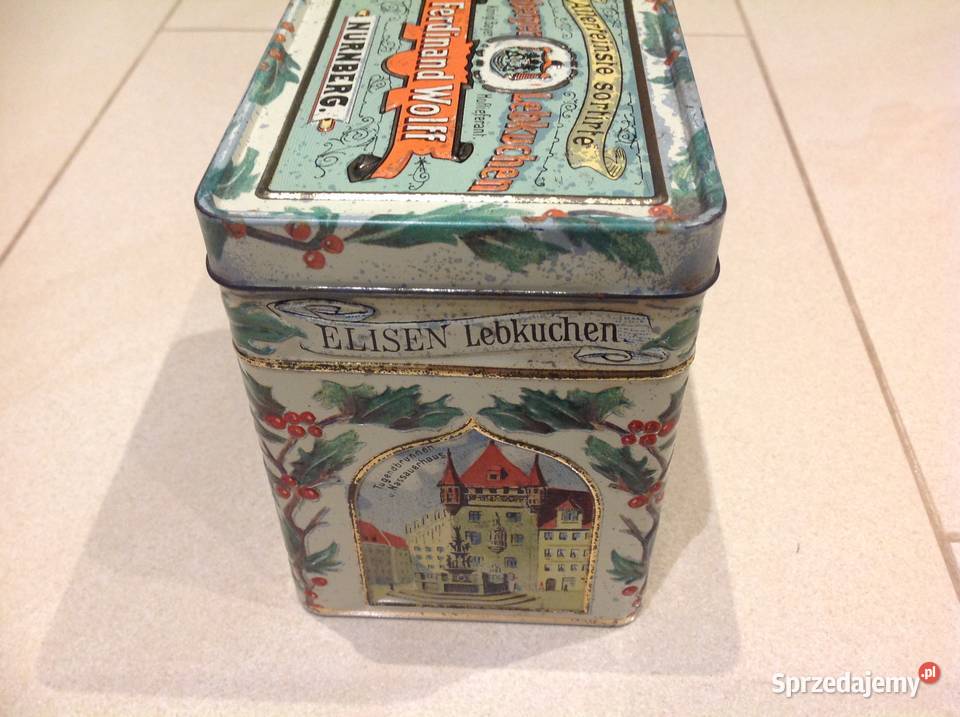 Stara Puszka Metalowa Herbatnikach Ferdinand Pozostałe