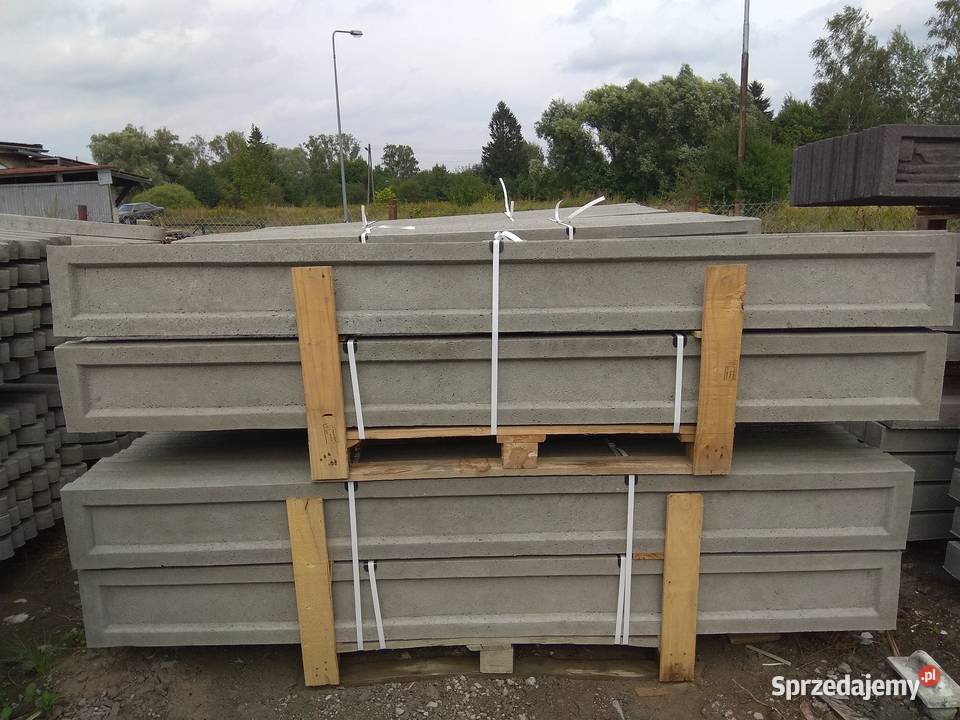 Podmurówka betonowa ogrodzenia betonowe płyta Dobre Miasto