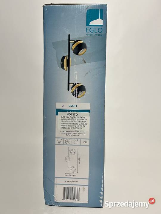 Lampa reflektor spot NOCITO 95483 EGLO podkarpackie Sanok sprzedam