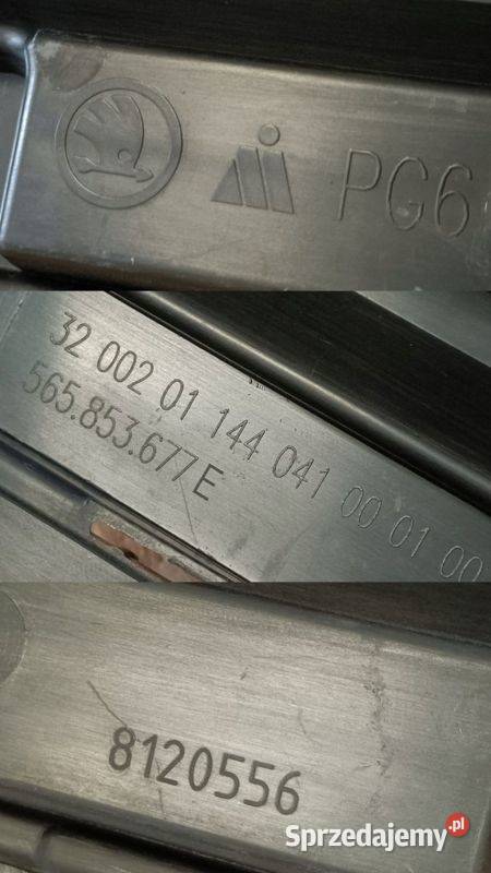 SKODA KODIAQ 17 GRILL KRATKA ATRAPA ZDERZAK Pleszew