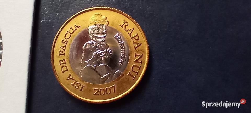 Stare monety 200 pesos 2007 Wyspa Wielkanocna