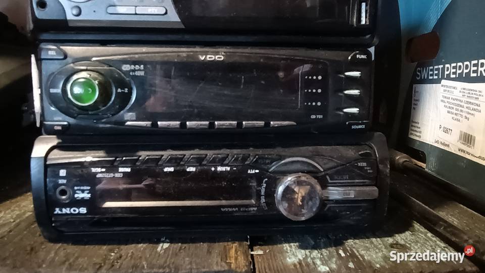 Radio radioodtwarzacz Sony VDO CD SD USB 3 Sony Radłów