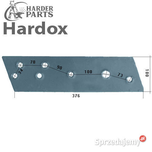 Płoza krótka HARDOX 8903501L części do pługa Części zamienne Suwałki sprzedam