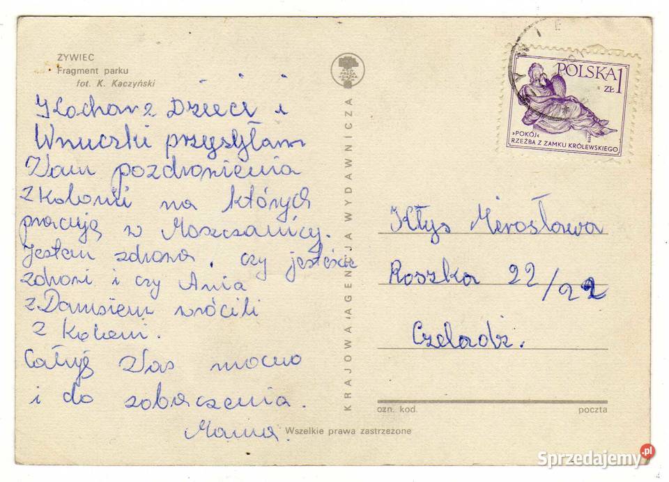 ŻYWIEC PARK POCZTÓWKA Krynki