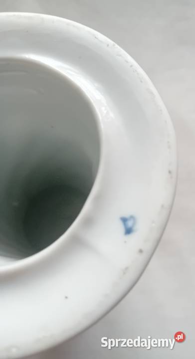 Porcelanowa osłonka doniczki na kolumnie Koźminek