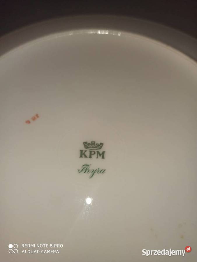 patera KPM Anemony syg 19251945 r Porcelana i szkło Gdańsk sprzedam