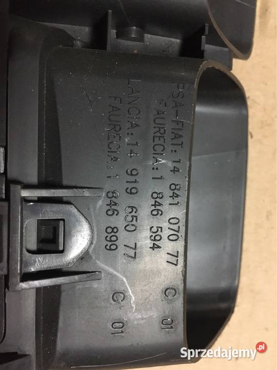 Kratka nawiewu środkowa Peugeot 807 1491965077 Chojnice