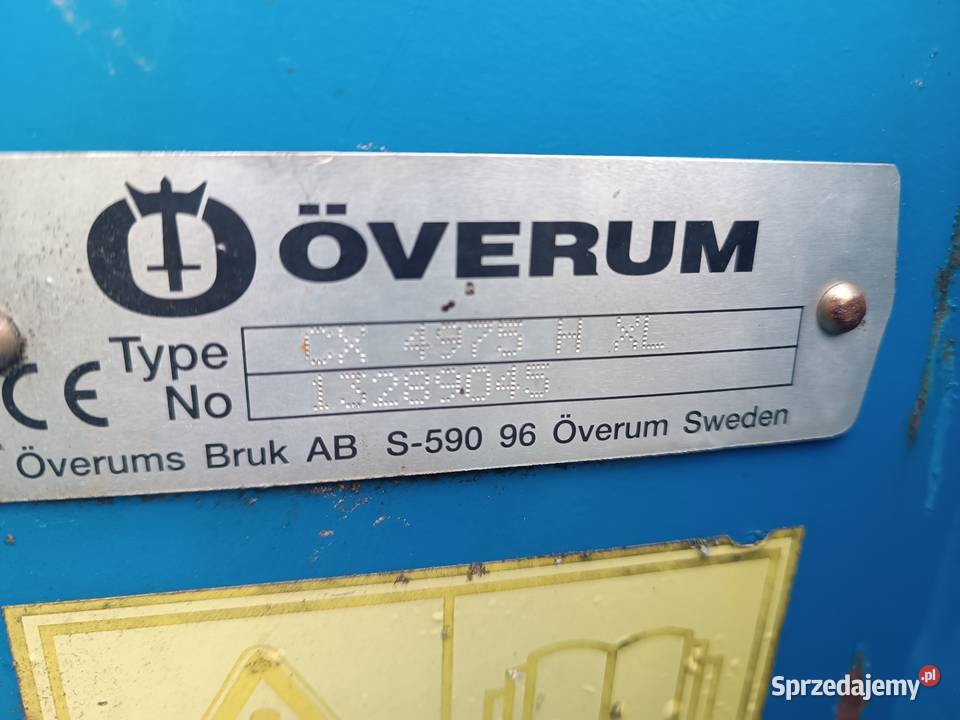 Pług Overum CX 4x4 2013 nieuszkodzony Suwałki