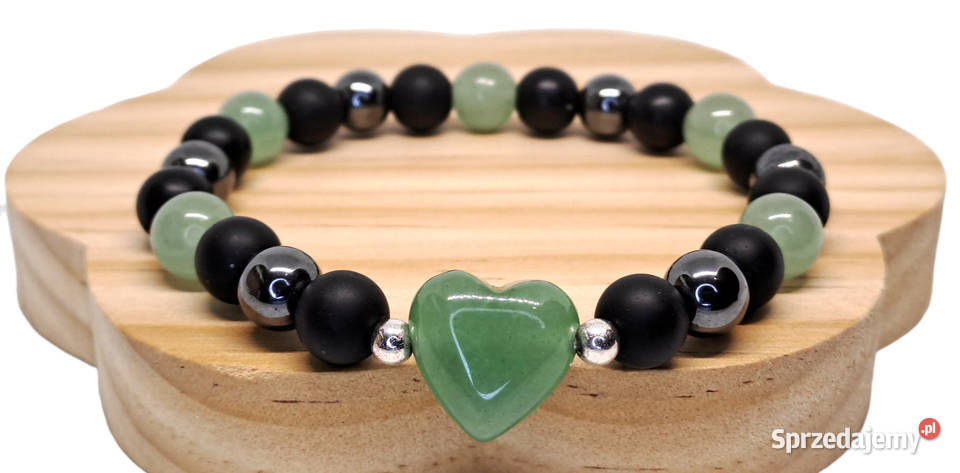 Bransoletka z awenturynu AWENTURYN serce kulka Warszawa