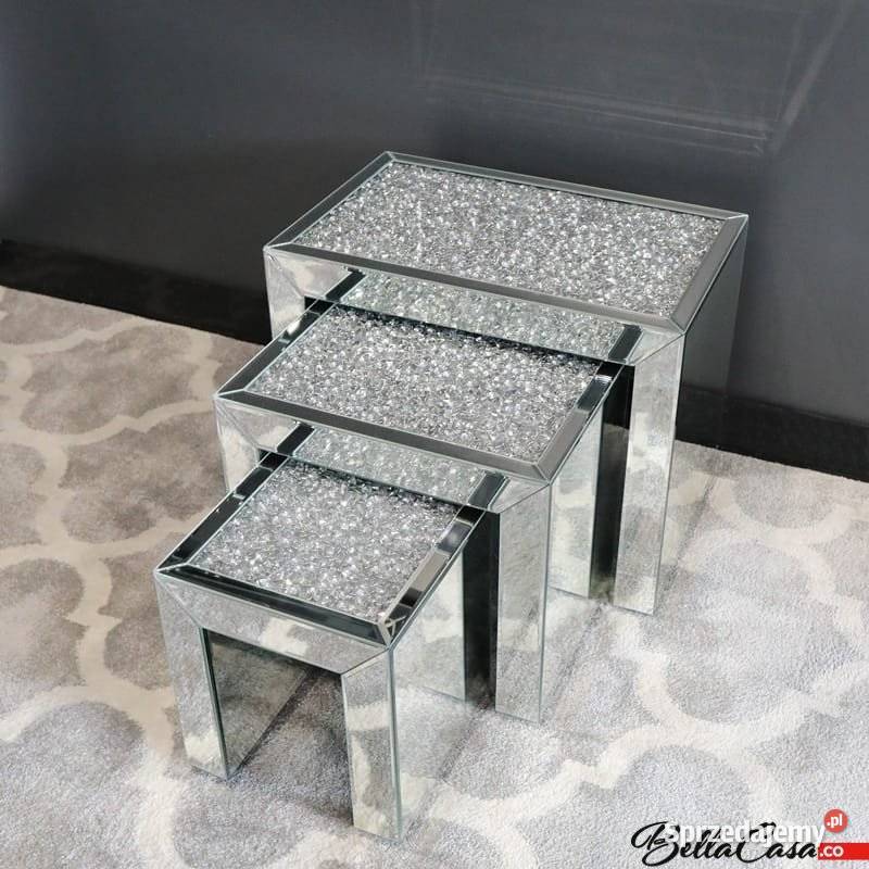 Stolik Glamour Kawowy Szklany Lustrzany Stoliki kawowe i ławy Warszawa sprzedam