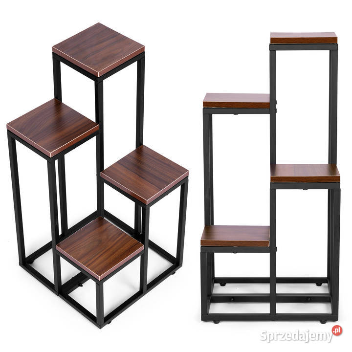 Kwietnik regał na kwiaty ozdoby 4 półki metal Kwietniki Smogorzów