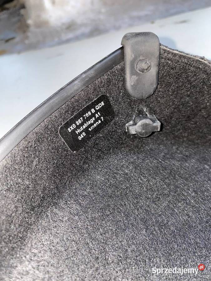 Tylna Półka Bagażnika AUDI A1 8X 1014r małopolskie Wola Filipowska