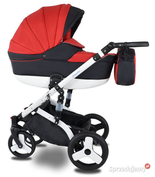 NOWY Wózek Dziecięcy 3w1 Lameiro Wielofunkcyjny czarny Rybnik