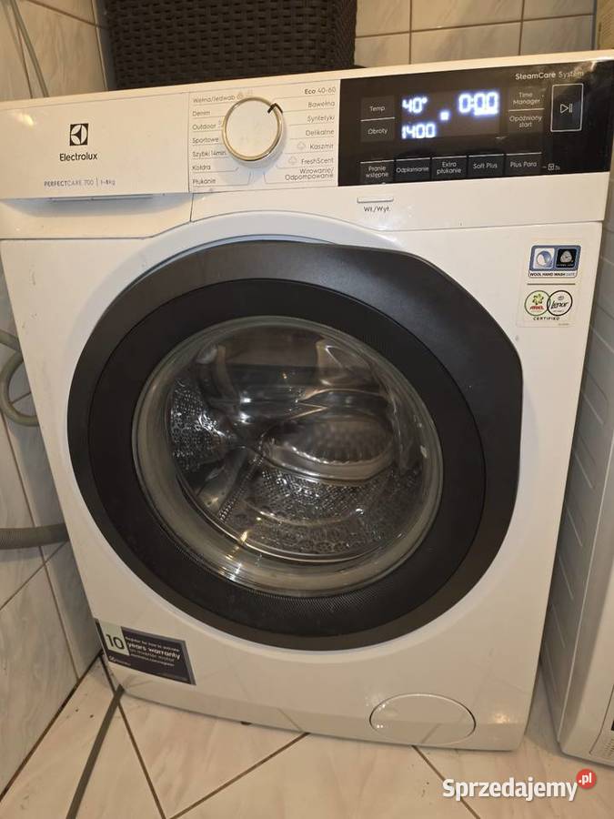 Pralka Electrolux seria 700 para 1400 obrotow wolnostojące