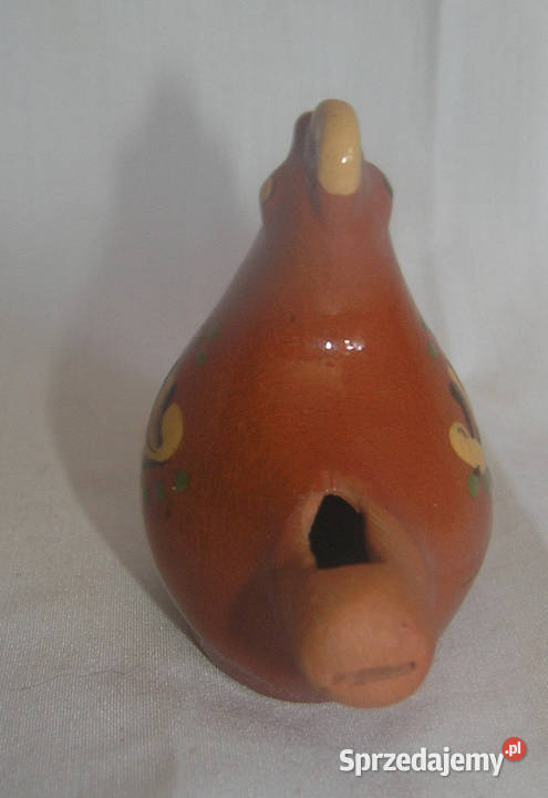 kurka vintage gliniany ludowy gwizdekDdvin Bartków
