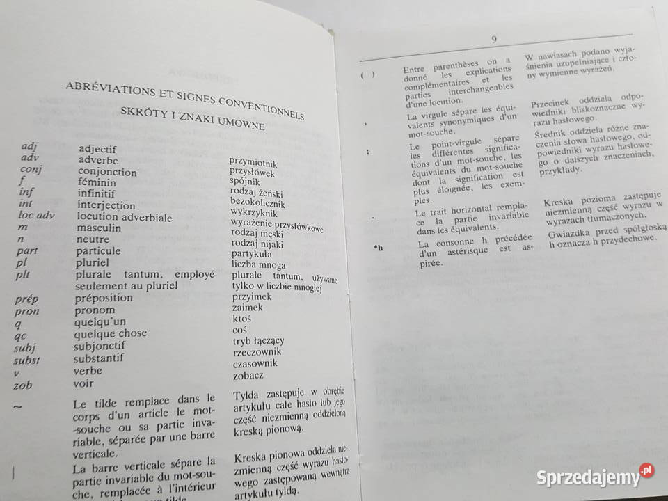 NOWY SŁOWNIK francuskopolski polskofrancuski