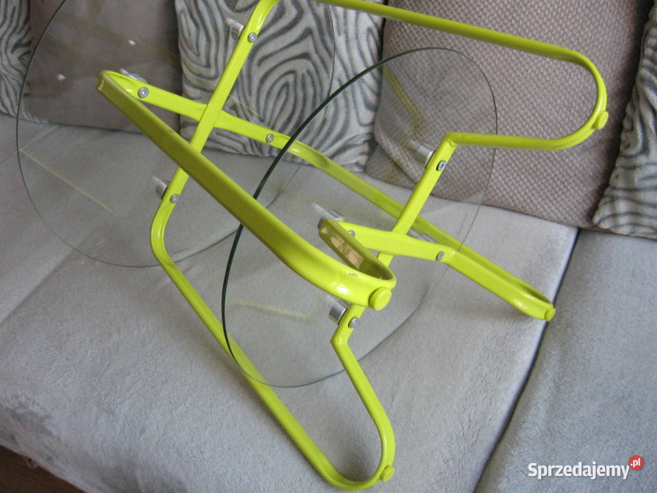 Stolik kawowy z dwoma szklanymi blatami i Olsztyn