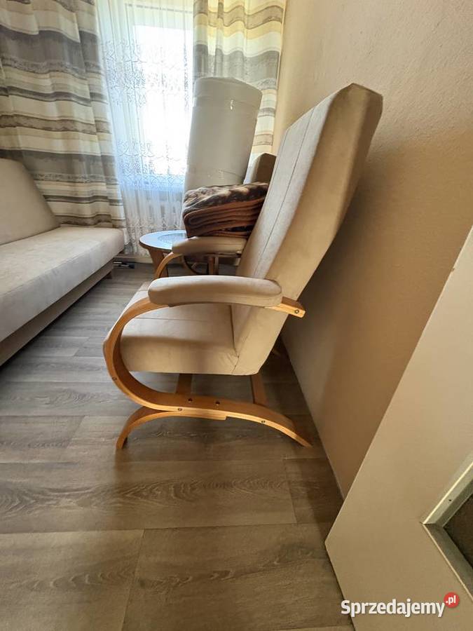 wersalka i 2 fotele nieuzywane velurbeż Opole sprzedam