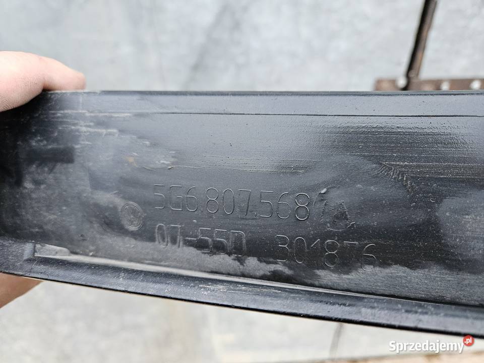 VW GOLF VII RLINE DYFUZOR SPOILER ZDERZAKA TYŁ Motoryzacja Międzychód