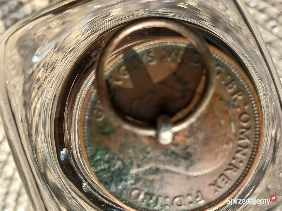 Zabytkowa szklana butelka Kraków
