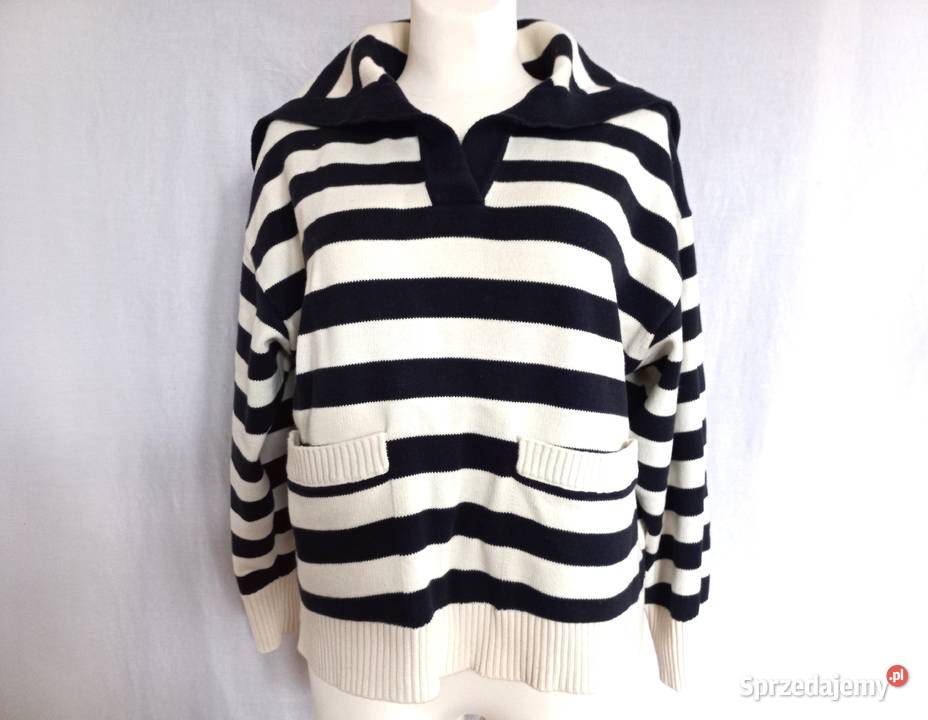 Sweter damski PASKI marynarski Zara r 3840 NOWY Białystok