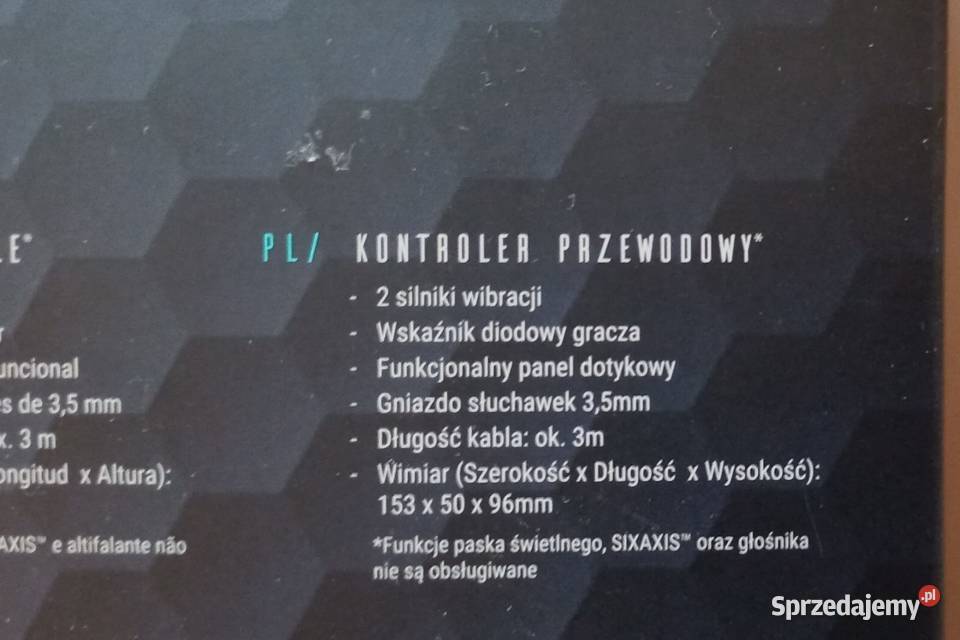 Kontroler przewodowy pad do PlayStation 4 firmy Nądnia