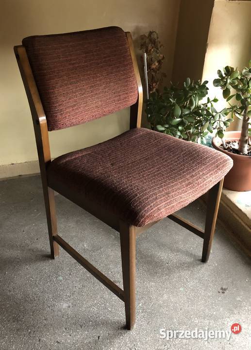 Fajne krzesła stołowe z PRL u