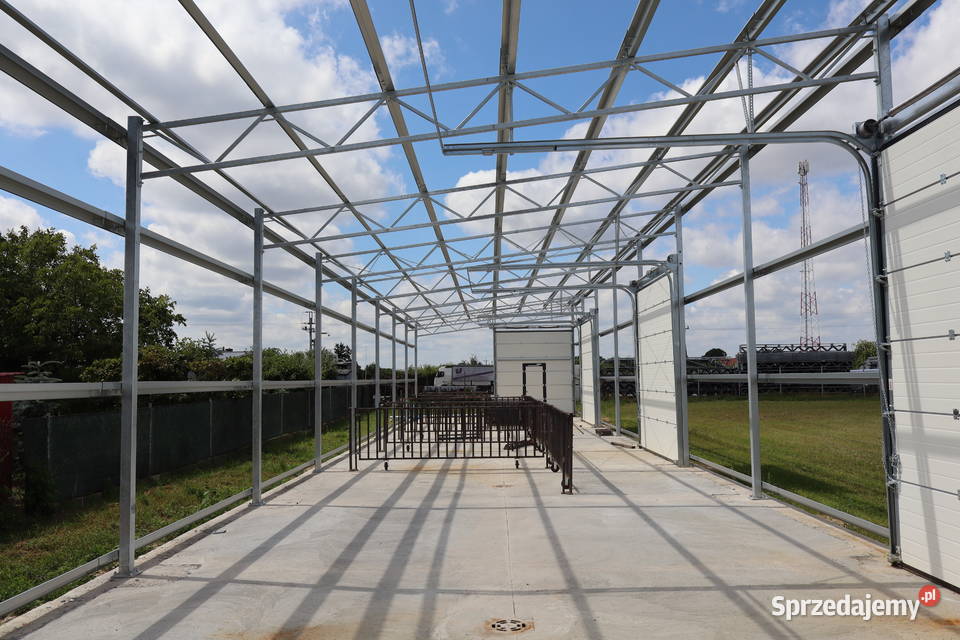 6x24 Konstrukcja stalowa jednospadowa hala