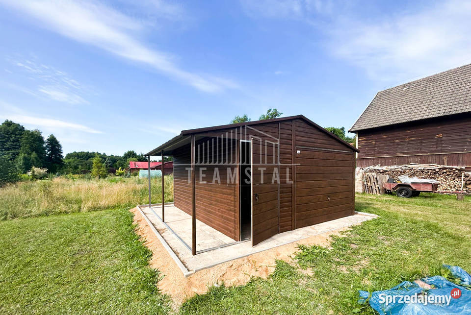 Wolnostojący Garaż Blaszany 45x5 wiata Brama 22.5m2 Przemyśl sprzedam