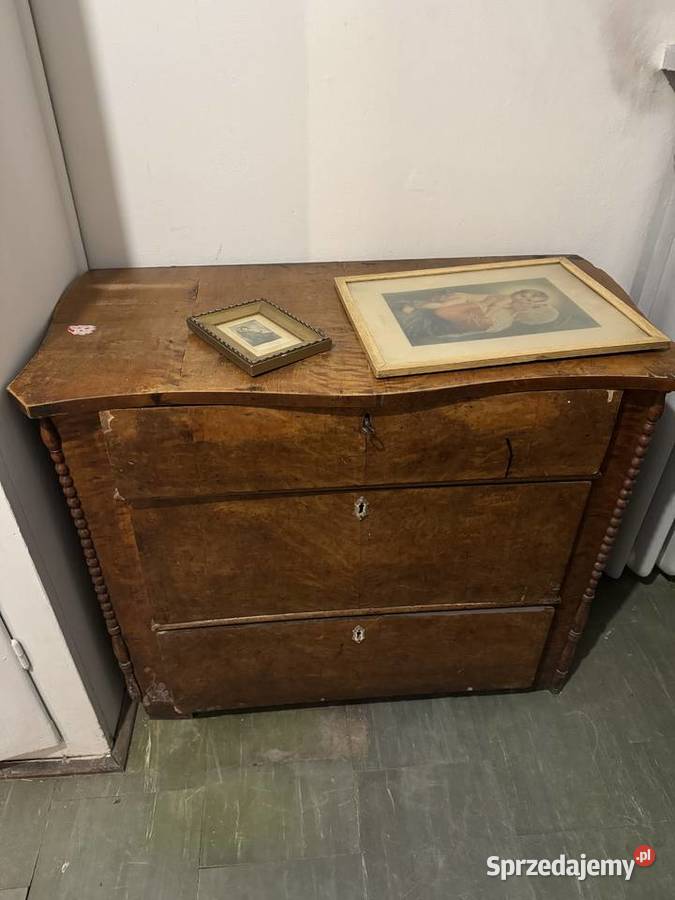 Komoda zabytkowa antyk 150 lat mazowieckie Warszawa