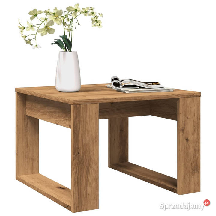Stolik boczny dąb artisan 50x50x35 materiał mazowieckie Warszawa