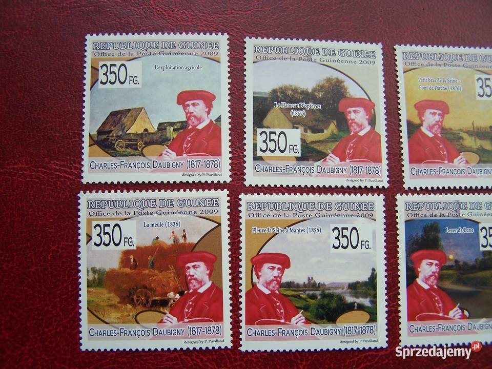 Gwinea 2009 MNH Sztuka Malarstwo Ch F Daubigny Tychy