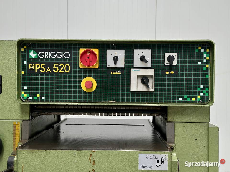 Grubościówka GRIGGIO PSA 520 noże Tersa 1213 Łabuńki Pierwsze