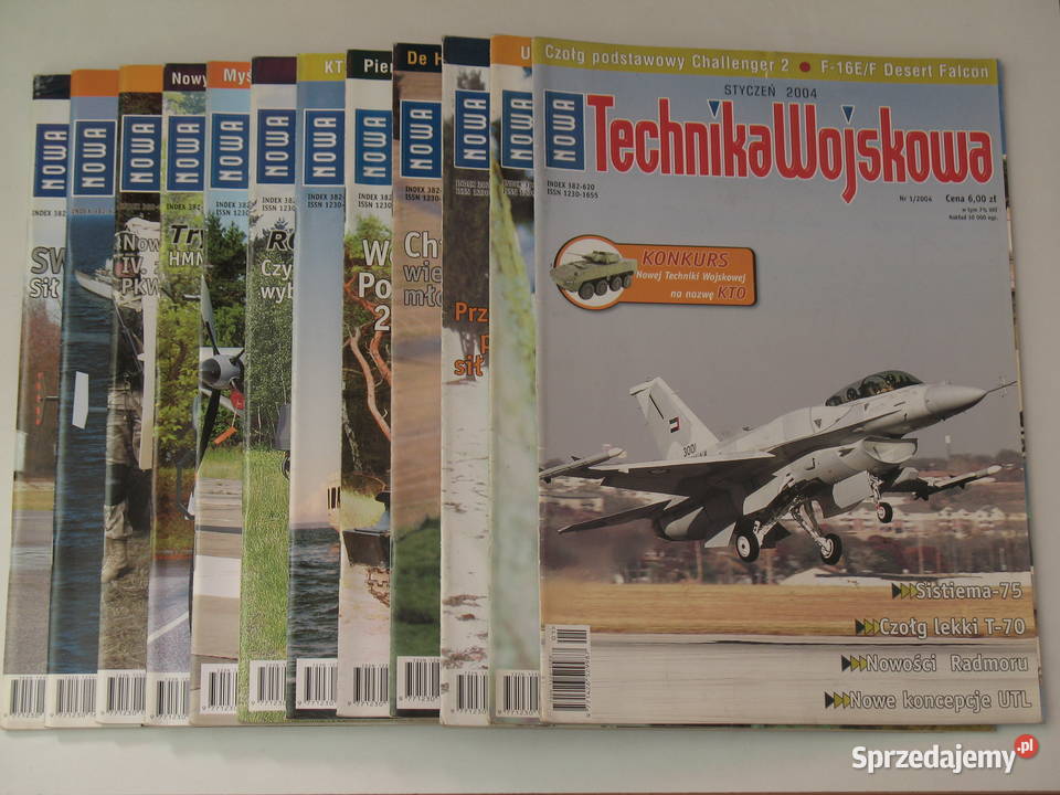 Technika Wojskowa kompletny rocznik 2004 Kraków sprzedam