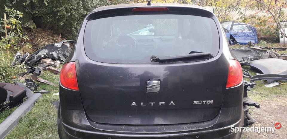 Kompletna tylna klapa Seat Altea L59N bez Żabno