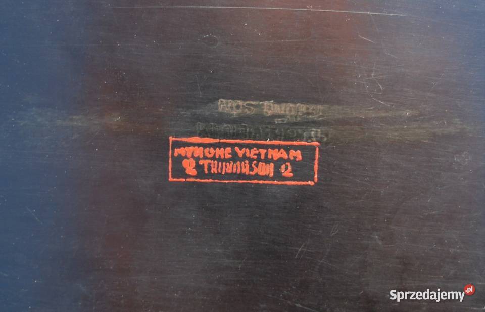 Taca z laki czerwona laka żurawie Wietnam Lublin sprzedam