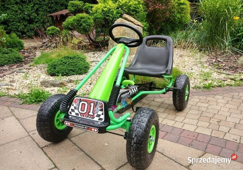 BAWIBUS pojazd GOKART NA PEDAŁY pompowane koła Myszków sprzedam