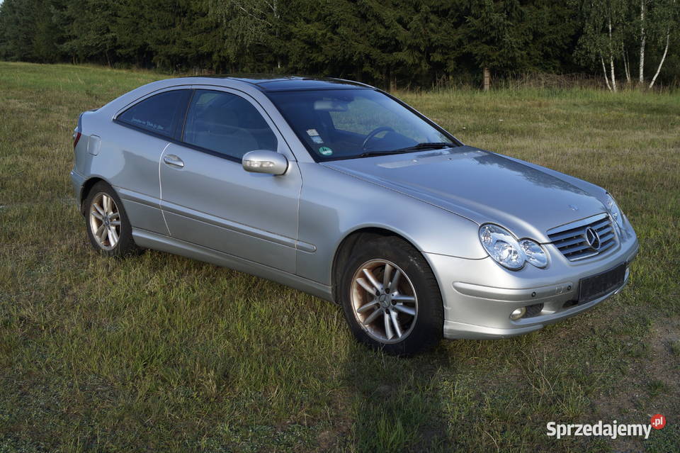 MERCEDES C KLASA COUPE 18 KOMPRESOR Silno Małe