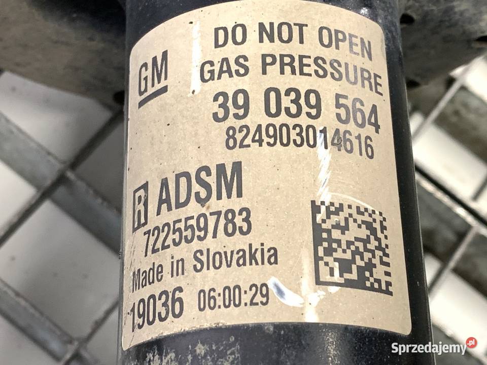 AMORTYZATOR PRAWY PRZÓD ZE SPRĘŻYNĄ OPEL ASTRA K