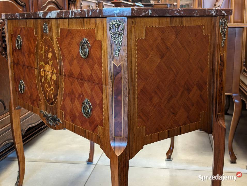 Piękna komoda intarsjowanasklep Dąbrowa Górnicza
