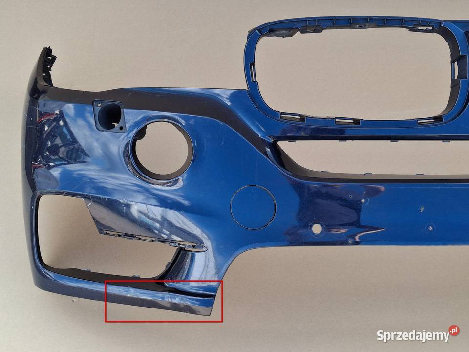BMW X5 F15 ZDERZAK PRZÓD PRZEDNI SPRYSKI PDC Bieleń