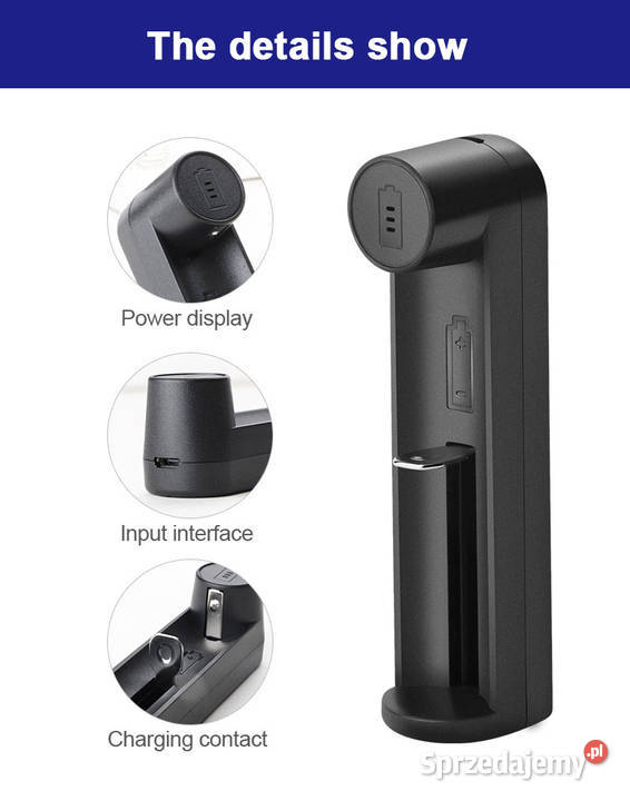 Ładowarka USB do akumulatorów AA AAA 14500 18350 kujawsko-pomorskie Bydgoszcz