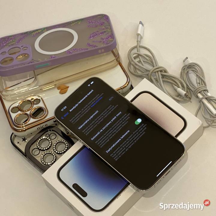 iPhone 14 Pro 128gb Silver Idealny 82 Żary