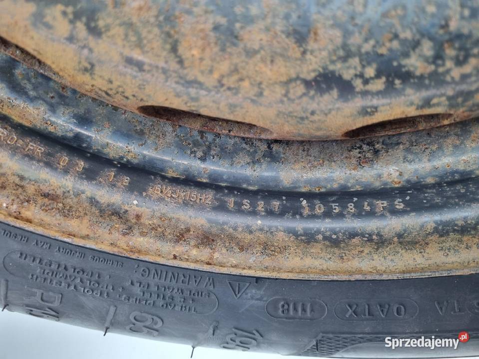 KOŁO ZAPASOWE Peugeot Citroen C3 II zapas felga