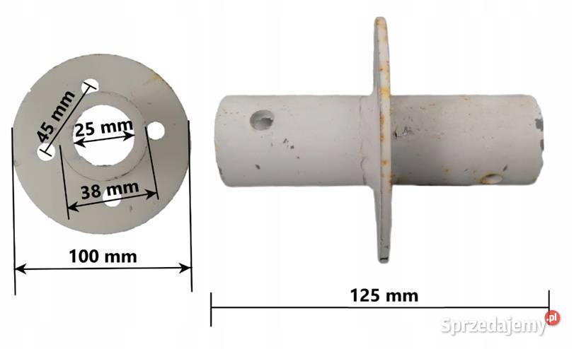 Piasta rozsiewacza jednotarczowego tuleja kujawsko-pomorskie